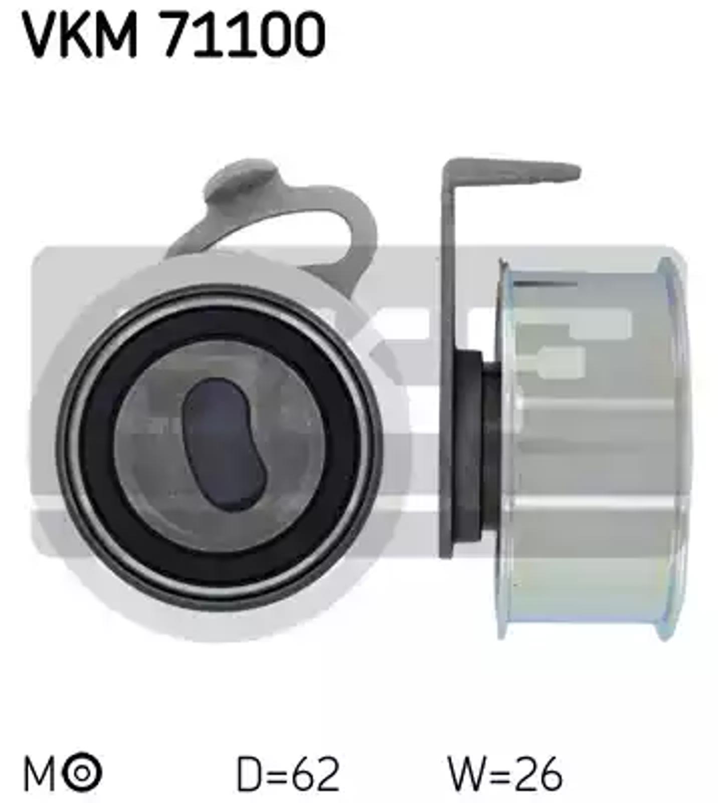 Ролик натяжной ремня грм SKF VKM71100