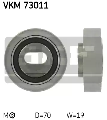 Натяжной ролик ременьа грм SKF VKM73011