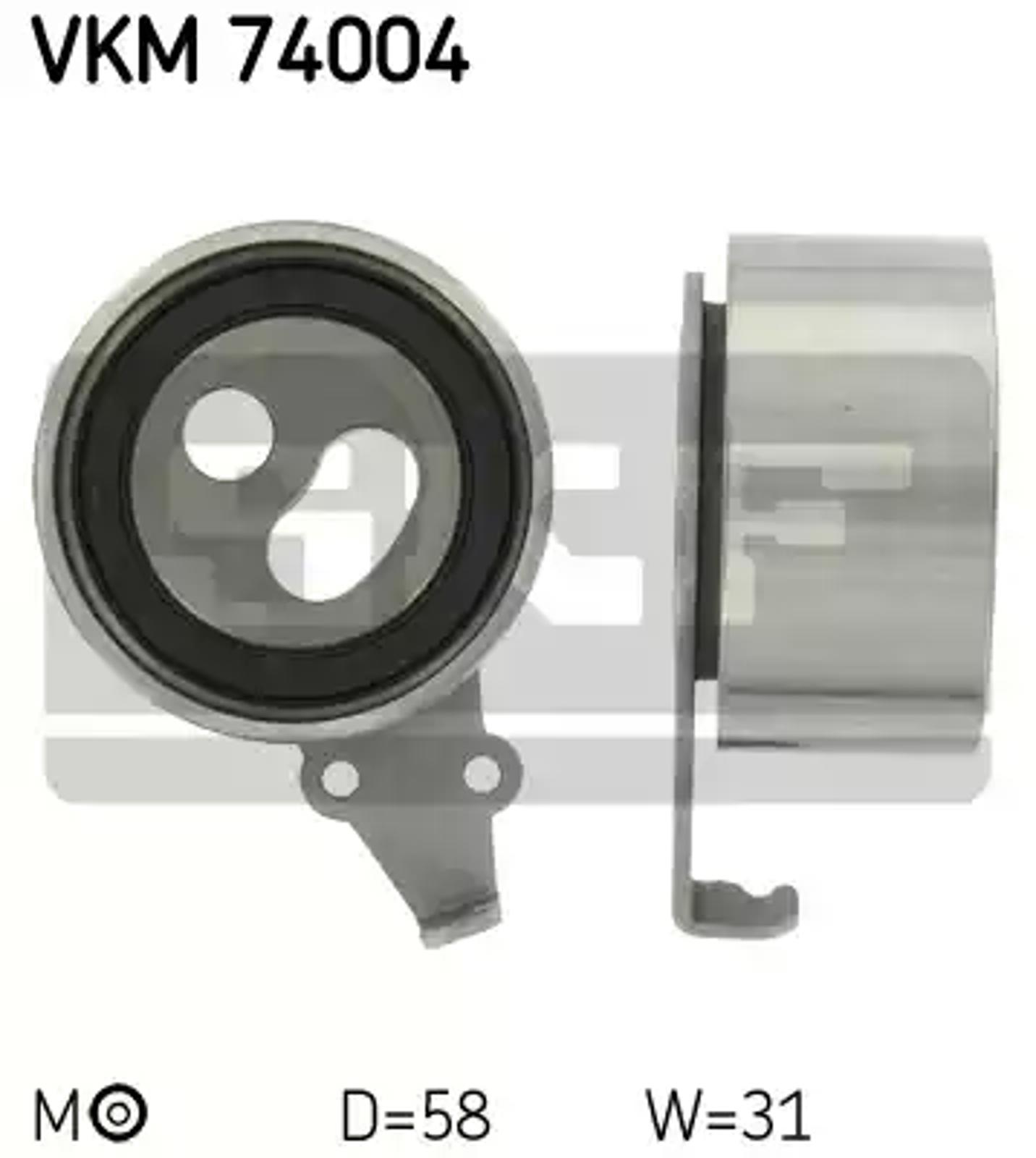 Ролик натяжной ремня грм SKF VKM74004