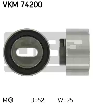 Натяжной ролик ременьа грм SKF VKM74200