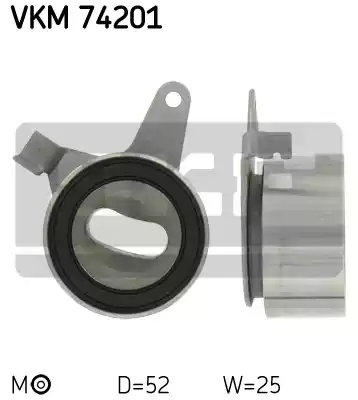 Натяжной ролик ременьа грм SKF VKM74201