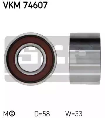 Натяжной ролик ременьа грм SKF VKM74607