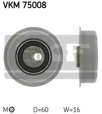 Ролик натяжной ремня грм SKF VKM75008