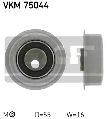 Натяжной ролик ременьа грм SKF VKM75044