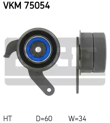 Ролик натяжной ремня грм SKF VKM75054
