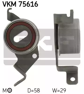 Ролик натяжной ремня грм SKF VKM75616