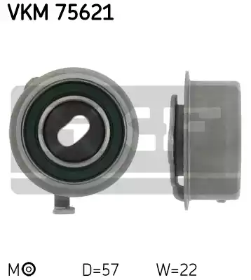 Ролик натяжной ремня грм SKF VKM75621