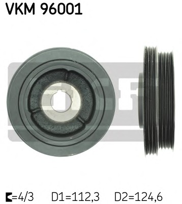 Ременный шкив коленчатого вала SKF VKM96001