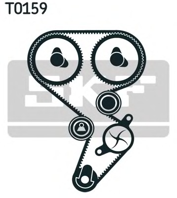 Комплект ремня грм SKF VKMA06020