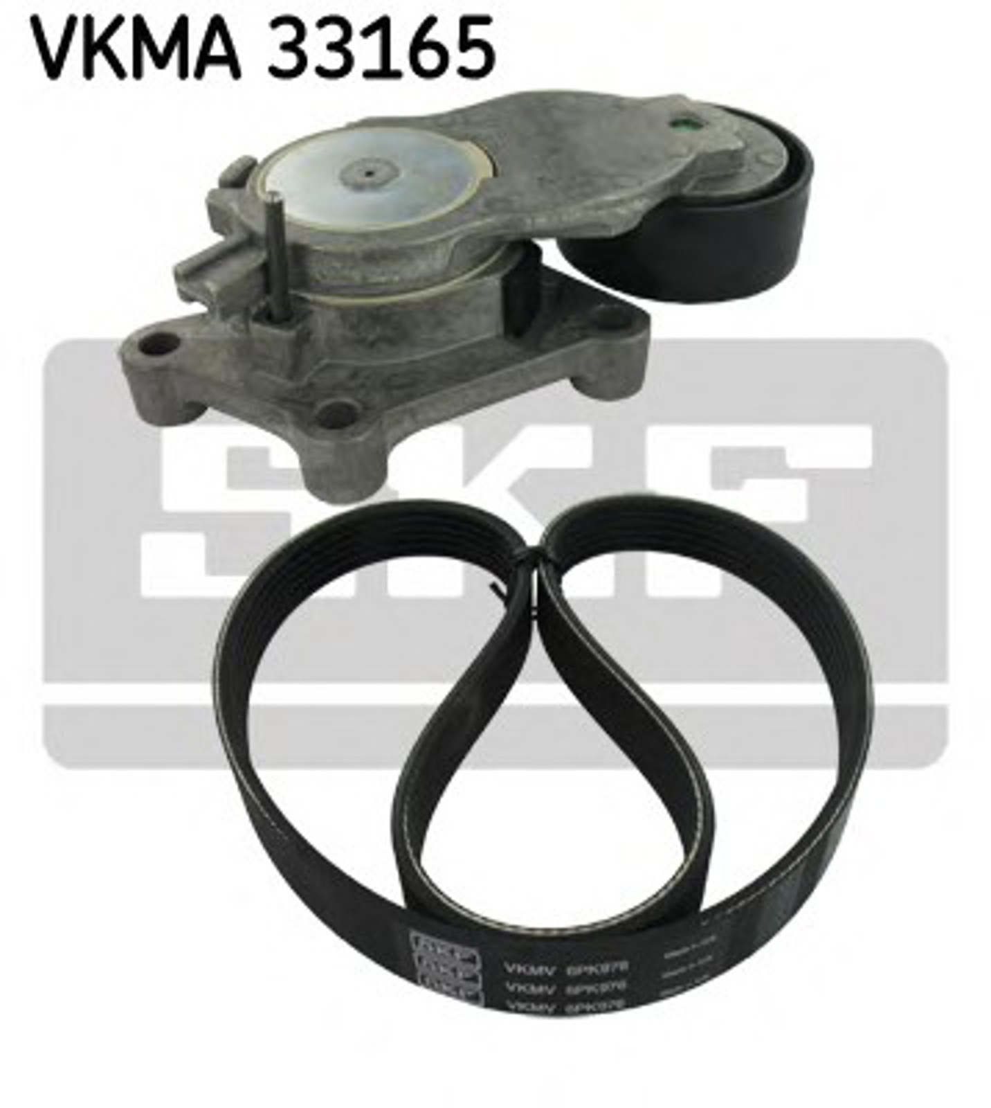 Комплект поликлинового ремня SKF VKMA33165