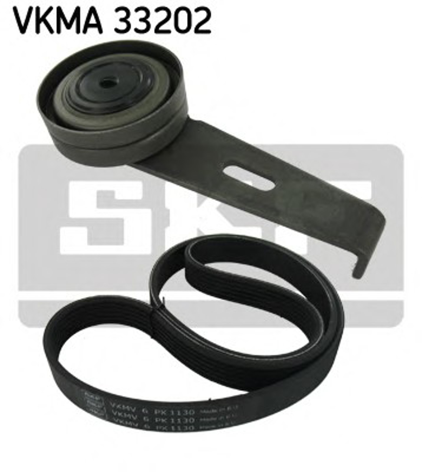 Комплект поликлинового ремня SKF VKMA33202