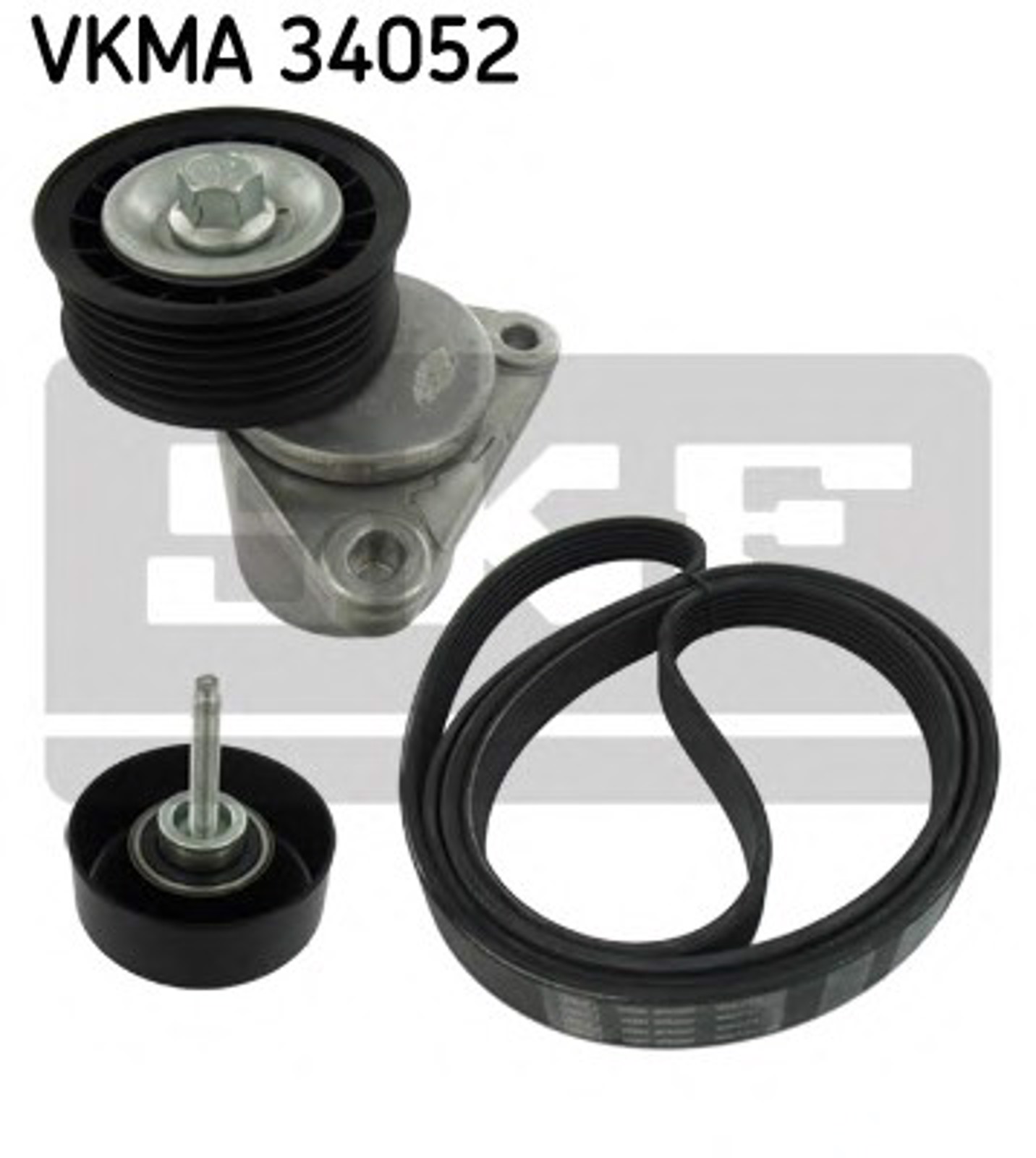 Комплект ручейковых ремней SKF VKMA34052