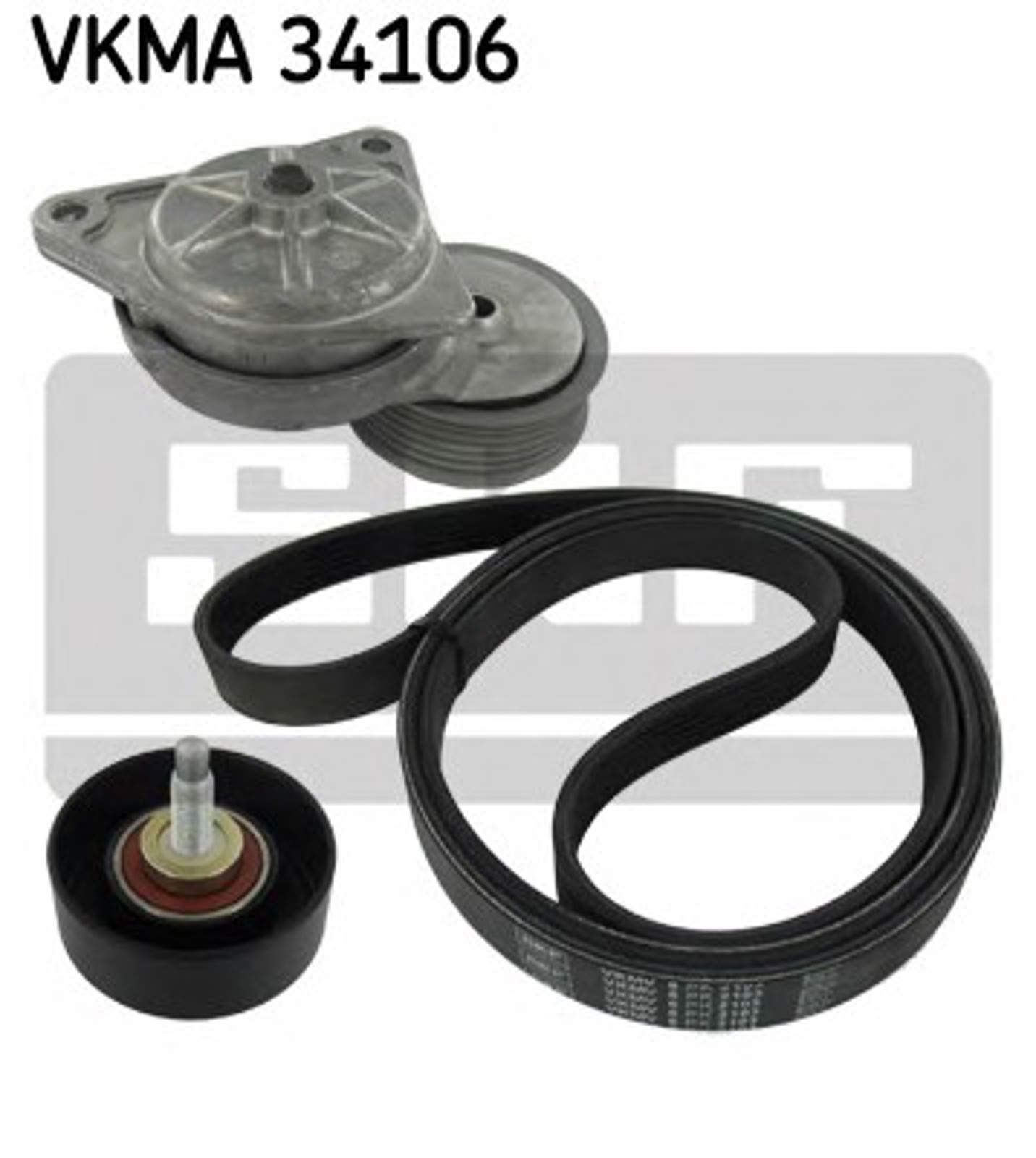 Комплект ручейковых ремней SKF VKMA34106