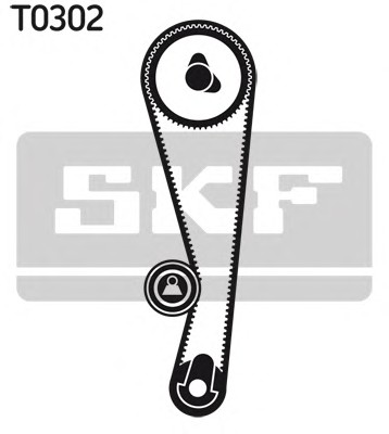 Комплект ремня грм SKF VKMA91005