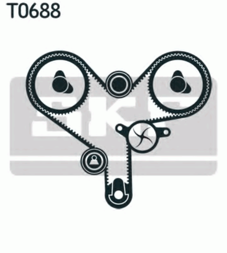 Комплект грм SKF VKMA91304