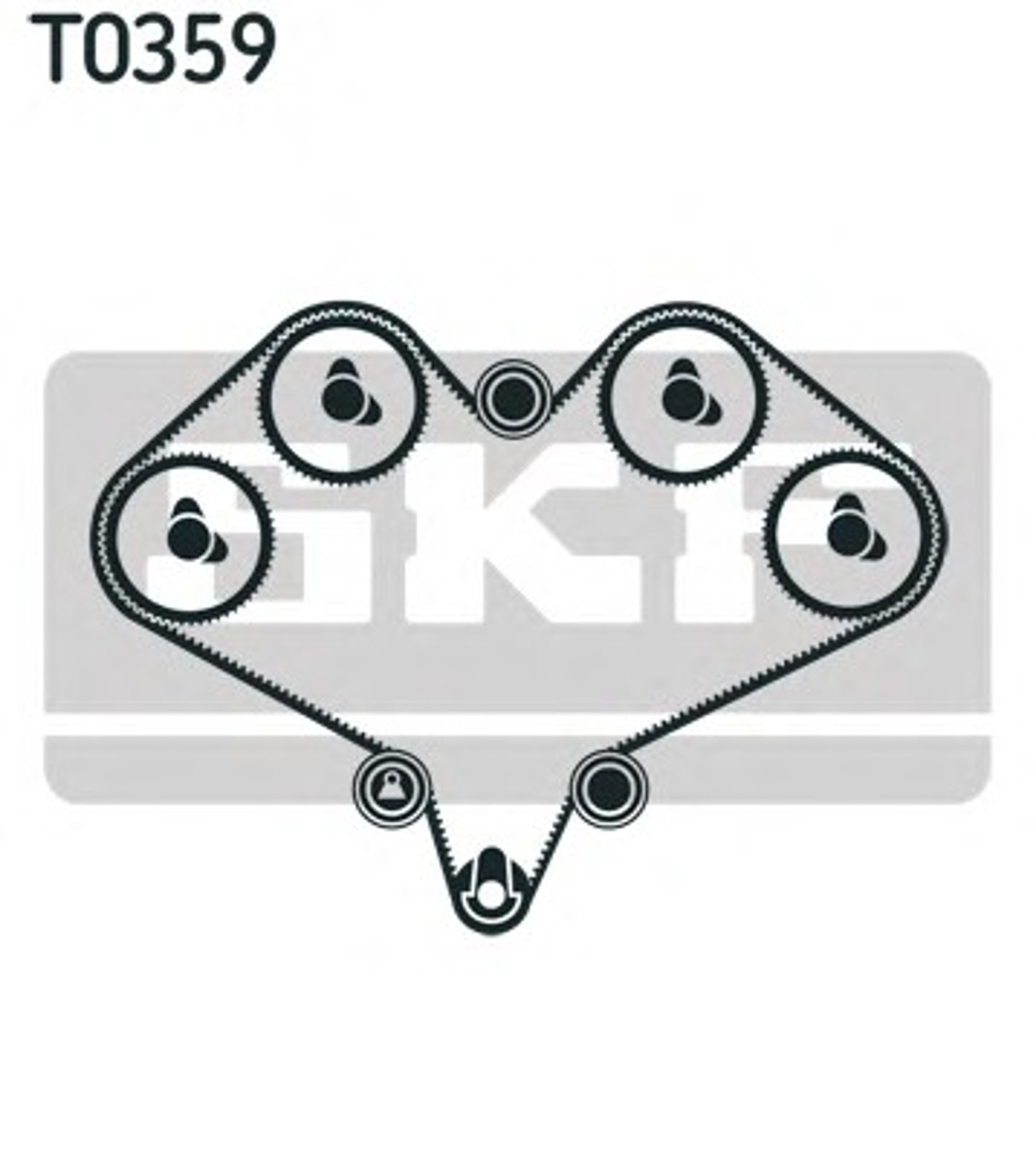 Комплект грм SKF VKMA92008