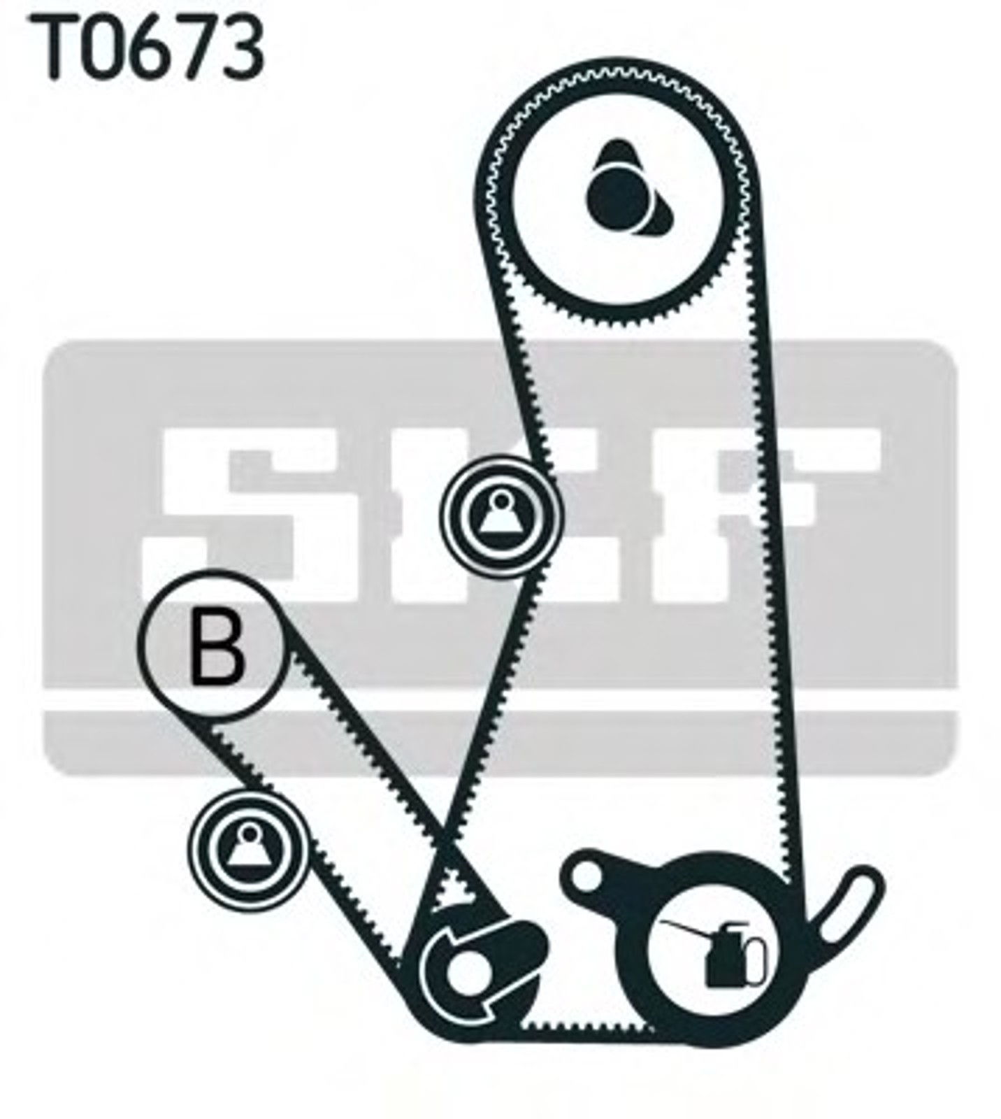 Комплект грм SKF VKMA95642
