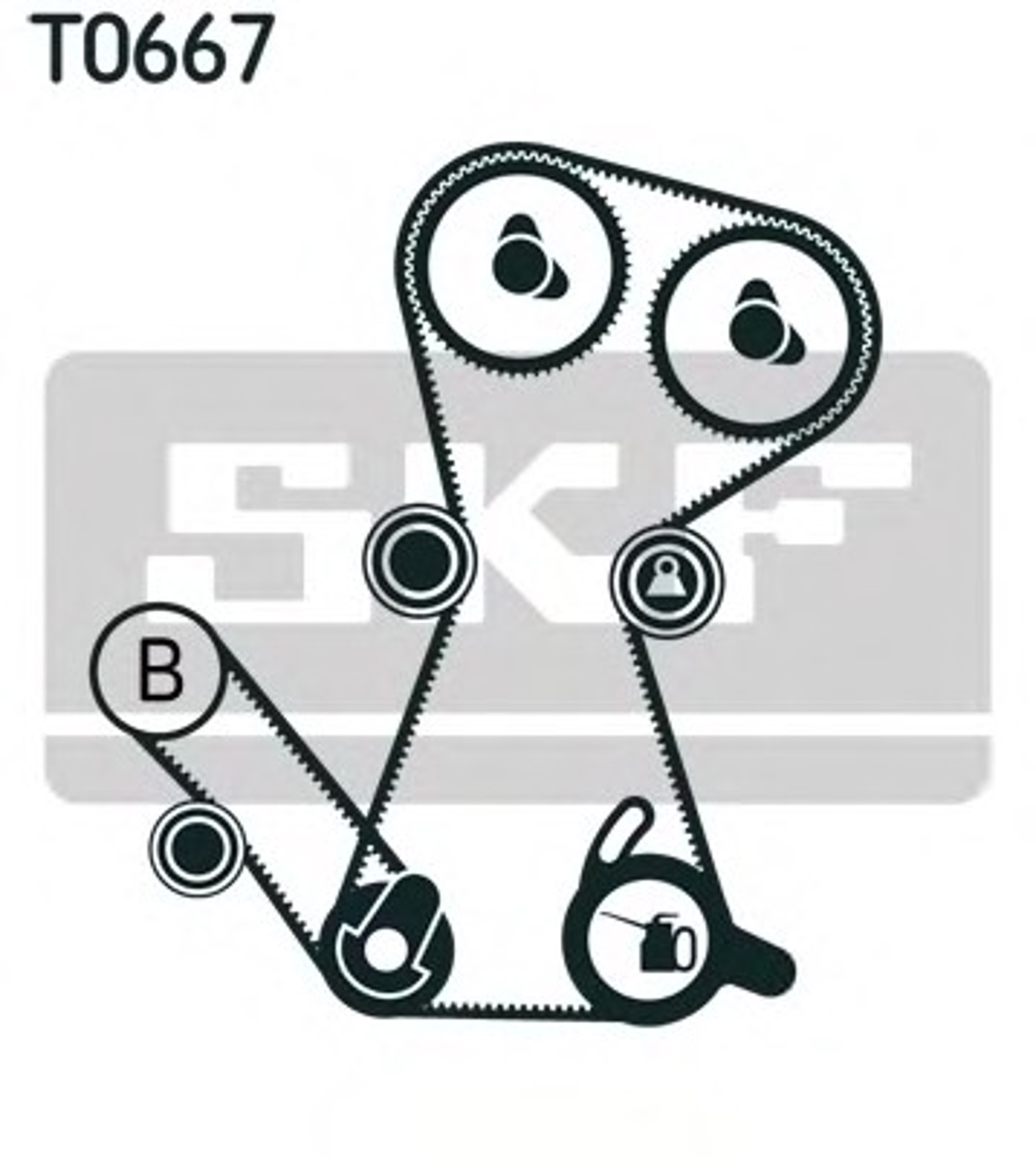 Комплект грм SKF VKMA95649