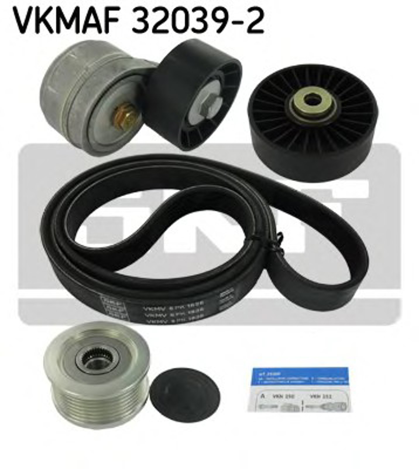 Комплект поликлинового ремня SKF VKMAF32039-2