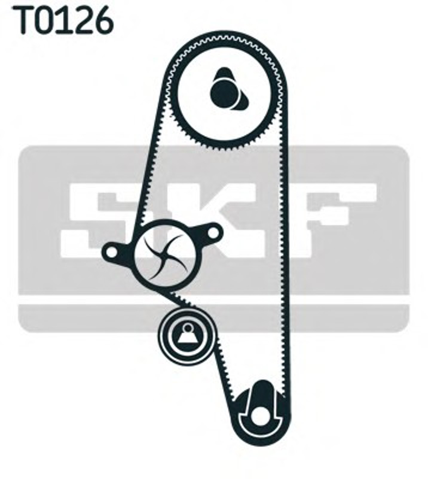 Комплект грм с водяным насосом SKF VKMC01106-1