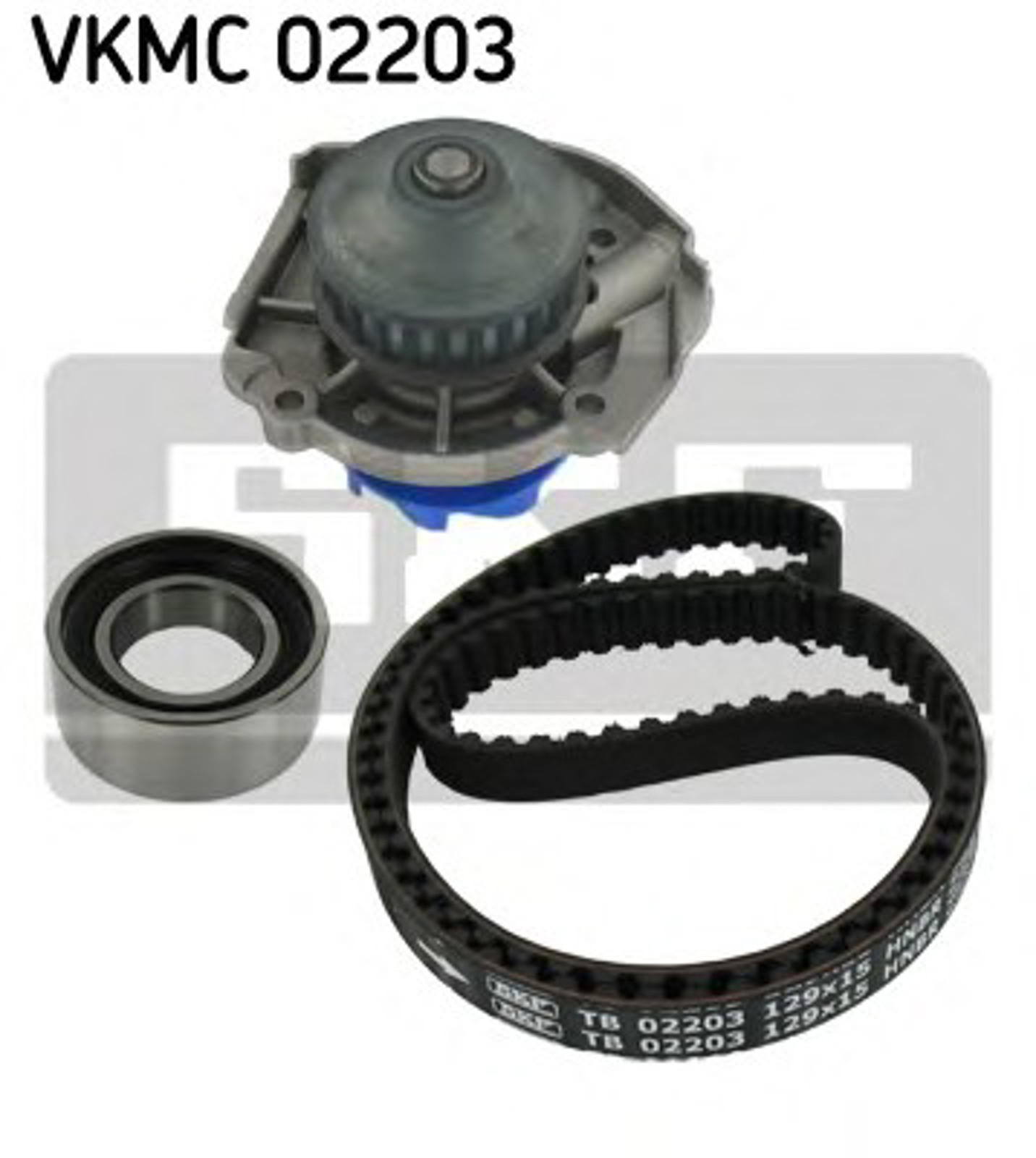 Комплект грм с водяным насосом SKF VKMC02203