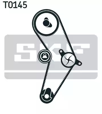 Комплект грм с водяным насосом SKF VKMC02204-3