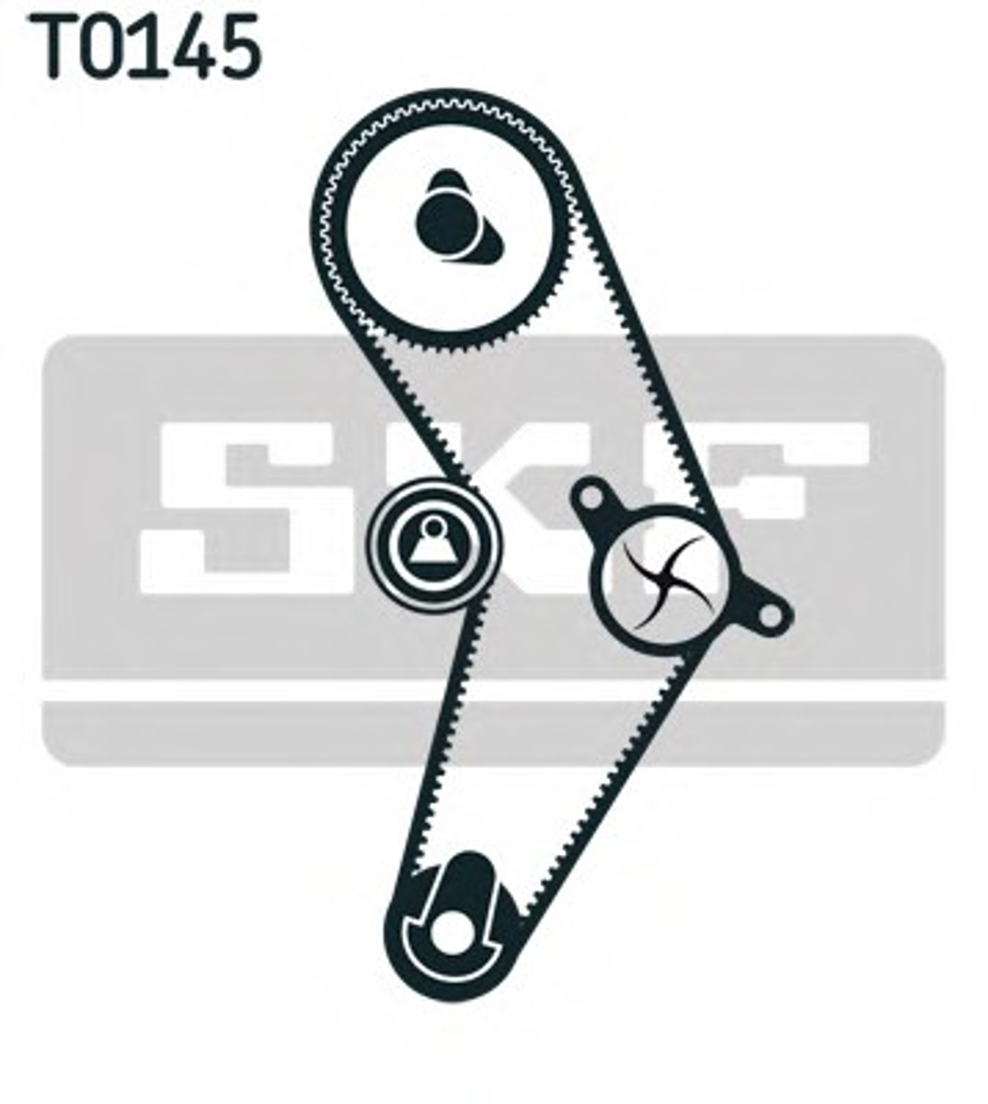 Комплект грм с водяным насосом SKF VKMC02204-1
