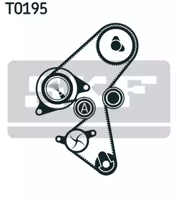 Водяной насос + комплект зубчатого ремня SKF VKMC03259