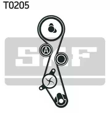 Комплект грм с водяным насосом SKF VKMC03305
