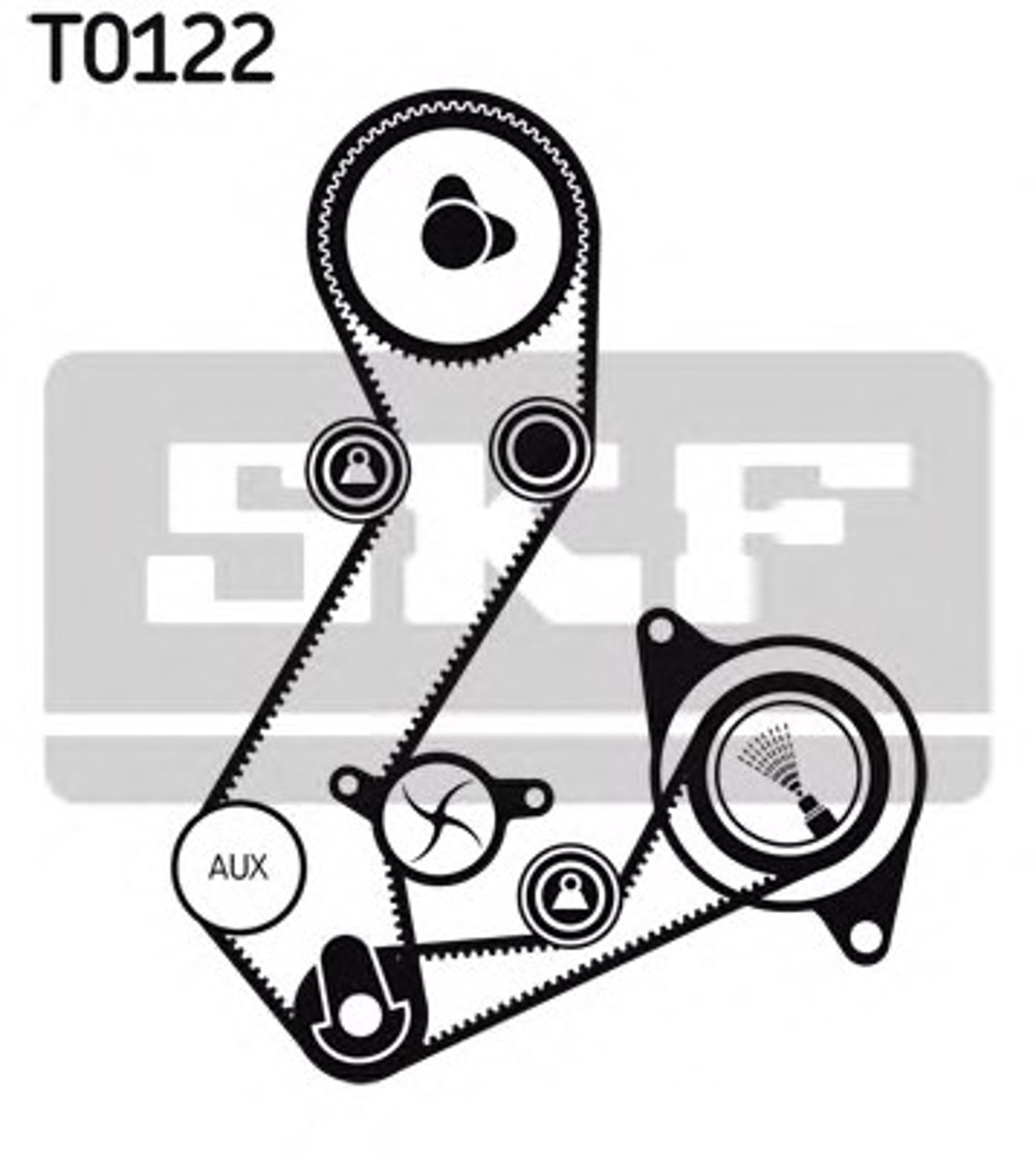 Комплект грм с водяным насосом SKF VKMC04106-2
