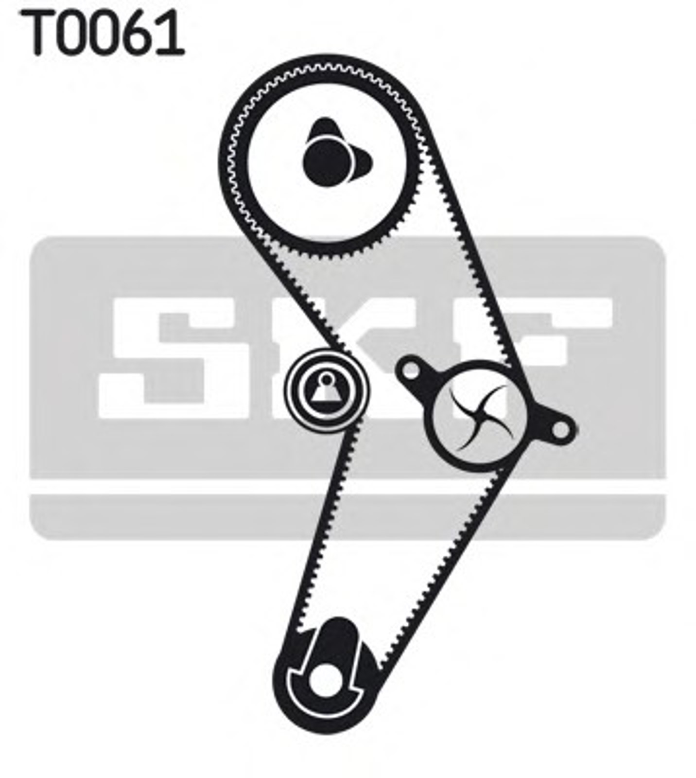 Комплект грм с водяным насосом SKF VKMC06000