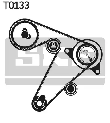 Комплект грм с водяным насосом SKF VKMC06501