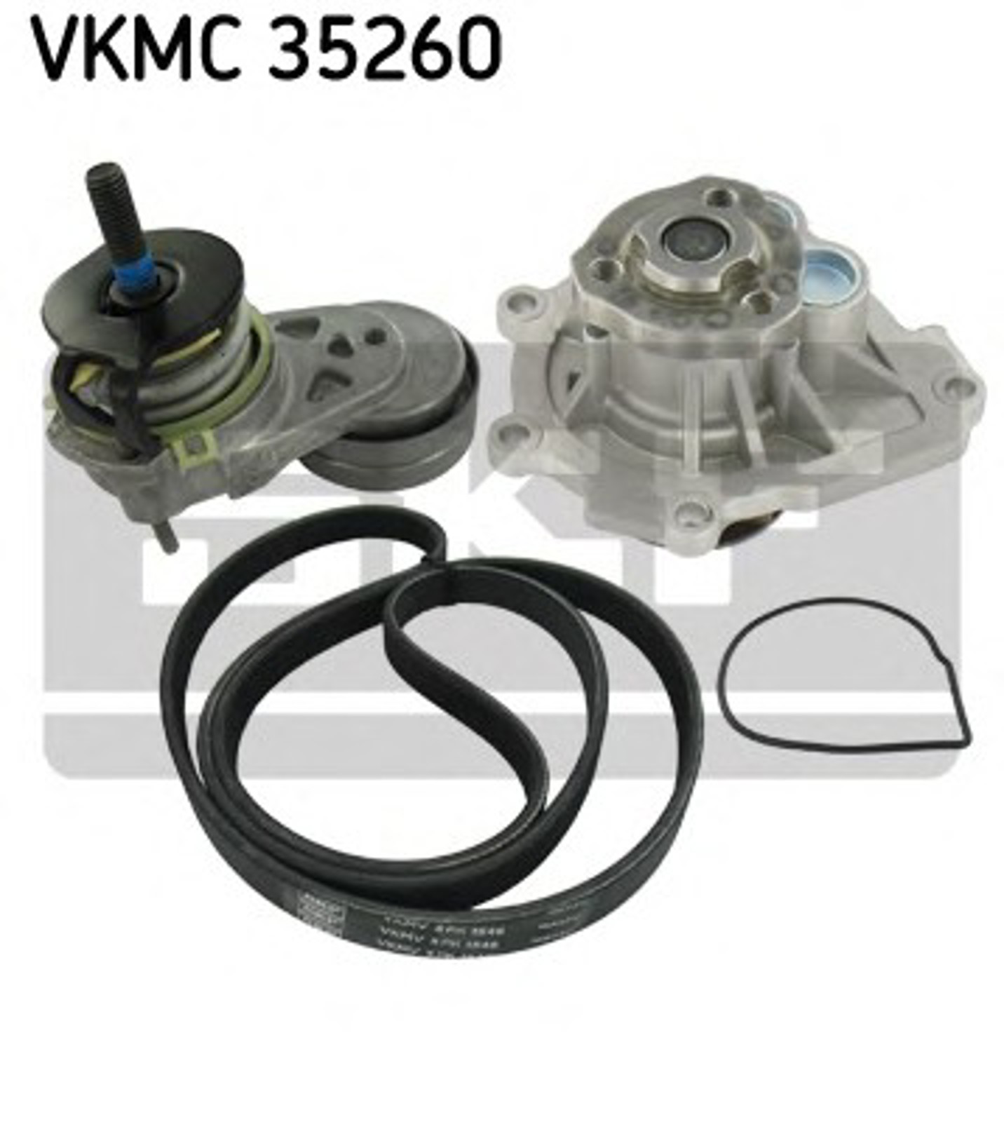 Комплект поликлинового ремня SKF VKMC35260