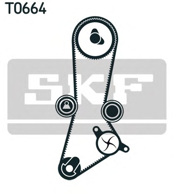 Водяной насос + комплект зубчатого ремня SKF VKMC95660-3
