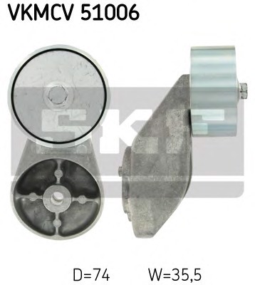 Ролик приводного ремня SKF VKMCV51006
