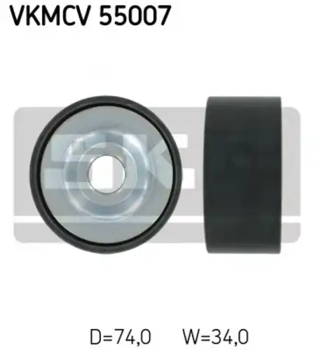 Vkmcv55007 ролик натяжителя ремня SKF VKMCV55007