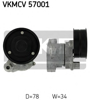 Ролик приводного ремня SKF VKMCV57001