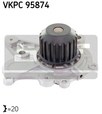 Водяной насос охлаждение двигателя aquamax SKF VKPC95874