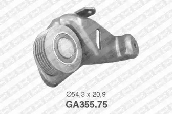 Натяжной ролик поликлинового ремня SNR GA355.75