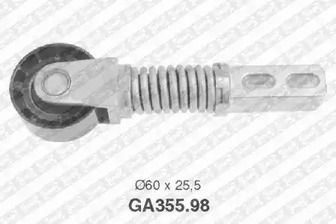 Натяжной ролик поликлинового ремня SNR GA355.98