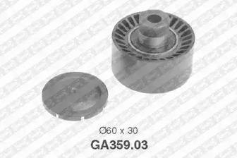 Промежуточный ролик поликлинового ремня SNR GA359.03