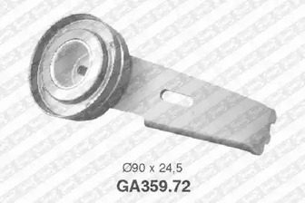 Натяжной ролик поликлинового ремня SNR GA359.72