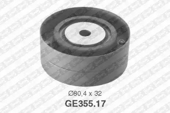 Промежуточный ролик ремня грм SNR GE355.17
