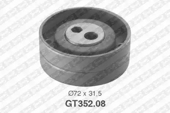 Натяжной ролик ременьа грм SNR GT352.08