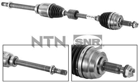 Полуось SNR DK55.016