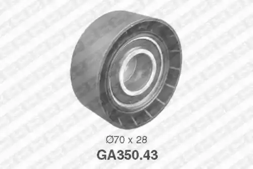 Ролик ручейкового ремня SNR GA35043