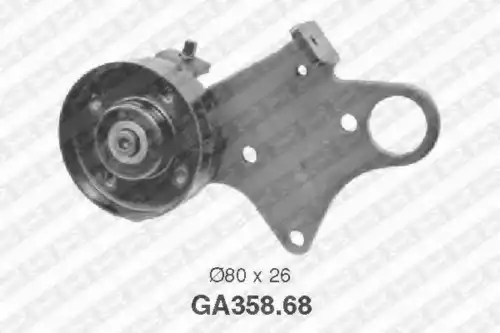 Ролик натяжителя ручейкового ремня SNR GA358.68