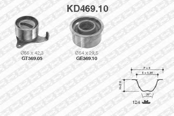 Комплект грм SNR KD46910