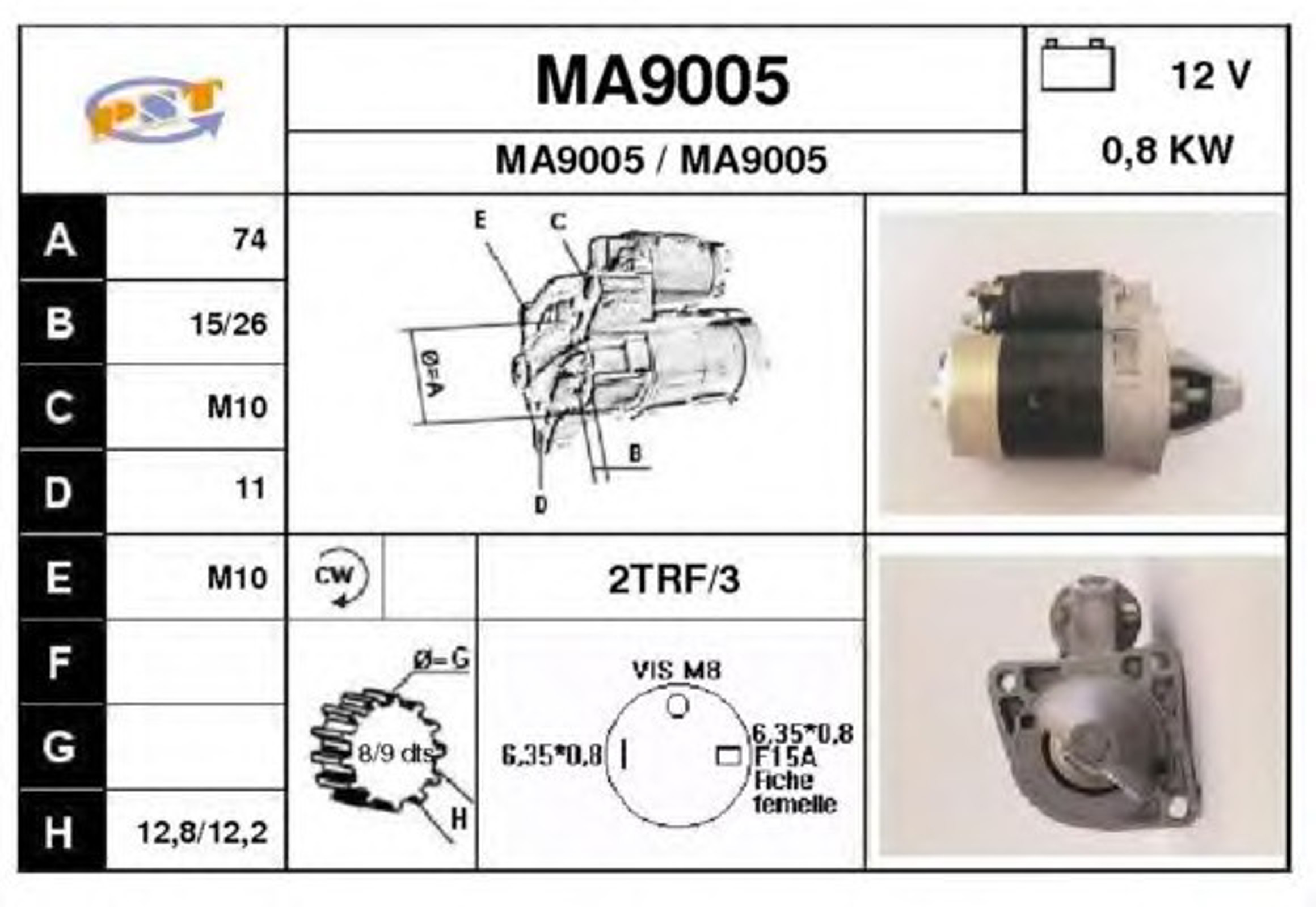 Стартер SNRA MA9005