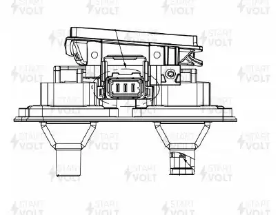 Sc 1813 катушка зажигания для а/м vag a4 (94-)/passat (96-) 1.8t (sc 1813) СТАРТВОЛЬТ SC 1813